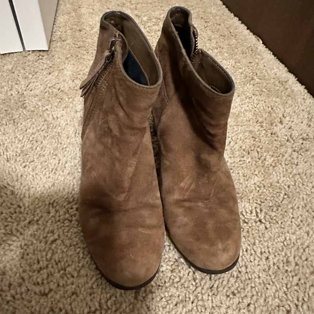 Cole Haan Brown Suede Ankle Bootie